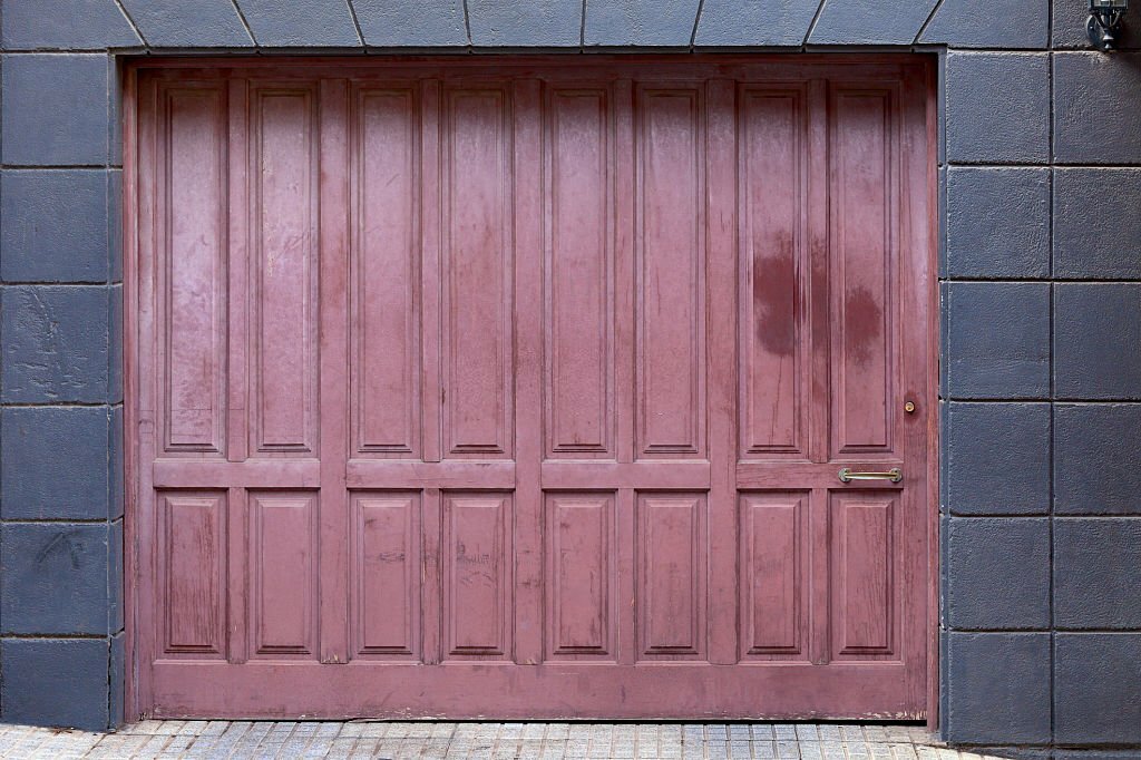 Stamped Carriage House Garage Door